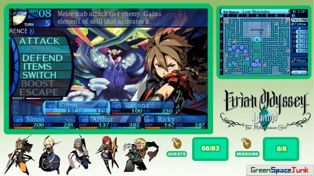 Etrian Odyssey Untold: The Millennium Girl [82] - Etreant - BOSS смотреть онлайн