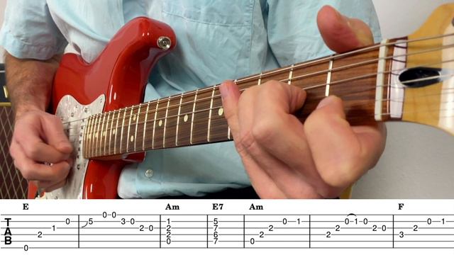Surf Rider (The Lively Ones / The Ventures) - Surf guitar lesson with tabs & chords смотреть онлайн