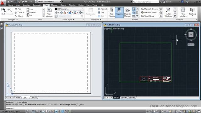 AutoCAD 2012 Introduction Training-1505 Creating layout p2 смотреть онлайн