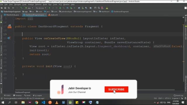 Create Tinder Swipe in Fragment Android Studio смотреть онлайн