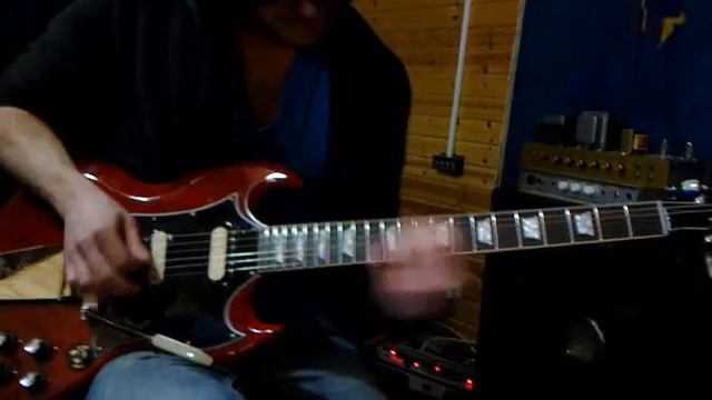 TWO-TONE AMPS - "Two-tone guitars", 1965 Gibson SG custom NOS replica test #02 смотреть онлайн