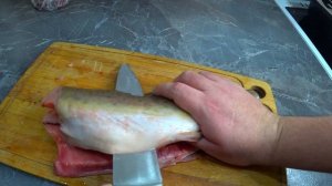 Разделка рыбы горбуша