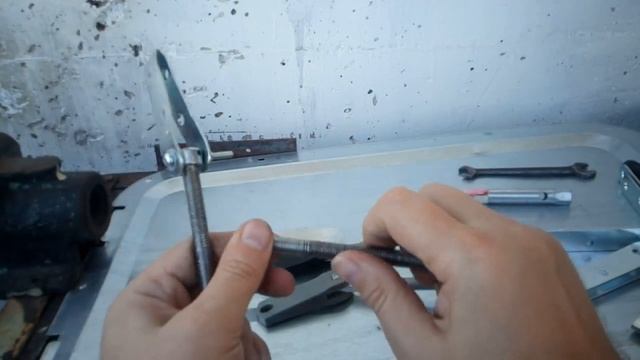 Крепление к транцу  для мотора из бензокосы PATRIOT BM106, Carver MHT 3 8S, FORWARD