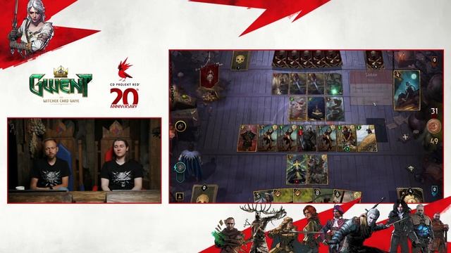 20 years of CD PROJEKT RED: Anniversary Streams — GWENT: Rogue Mage смотреть онлайн