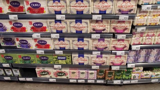АССОРТИМЕНТ МЫЛА В МАГАЗИНЕ CARREFOUR// СТАМБУЛ 2023г.//#soap #мыло смотреть онлайн