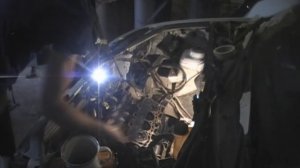 Рено Кенго ремонт двигателя 1.5 dci К9К дизель замена колец Часть1