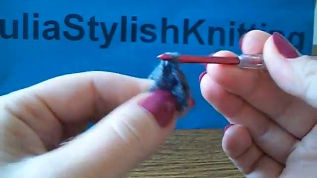 Как вязать столбик с 1 накидом крючком СН, ст с /н или столб с н смотреть онлайн