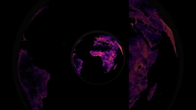 Визуализация населения Земли смотреть онлайн