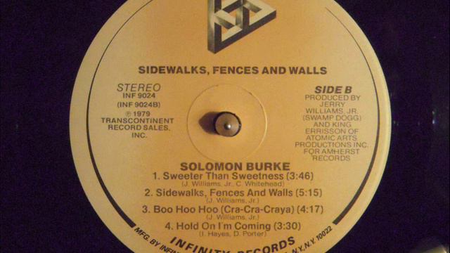 SOLOMON BURKE - SIDEWALKS FENCES AND WALLS смотреть онлайн