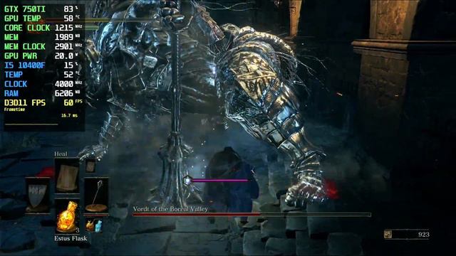 Dark Souls 3 | GTX 750 Ti 2GB | i5 10400F | 16GB RAM смотреть онлайн