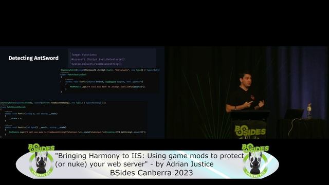 "Bringing Harmony to IIS: Using game mods to protect (or nuke) your web server", Adrian Justice смотреть онлайн