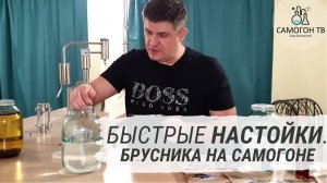 Быстрые настойки. Брусничная настойка на самогоне
