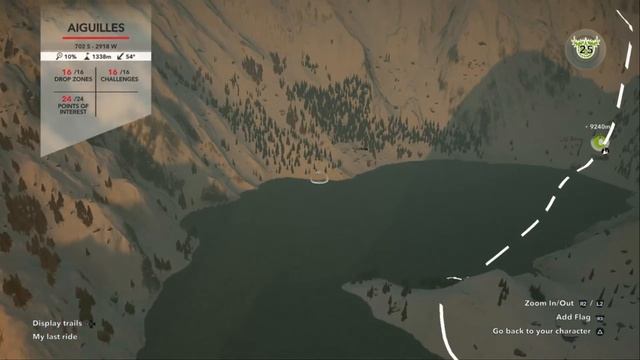 Steep Aiguilles Full Map - All Drop Zones, Challenges And Points Of Interest