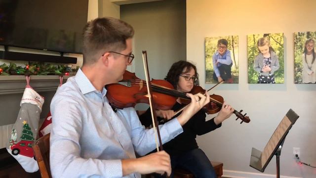 Away In The Manger - Violin Christmas Duet Music