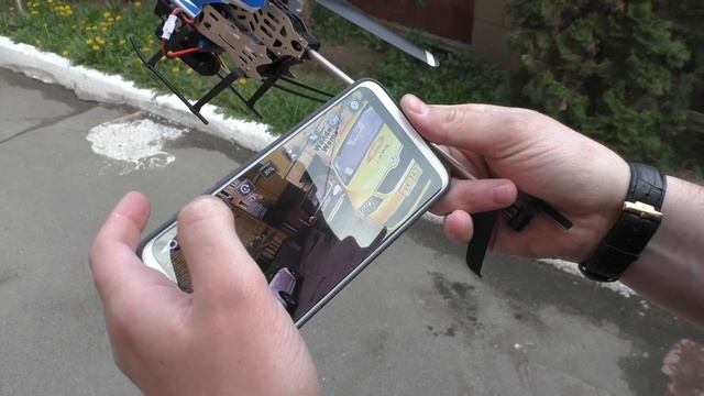 Вертолет с трансляцией и автовзлетом KY808 смотреть онлайн