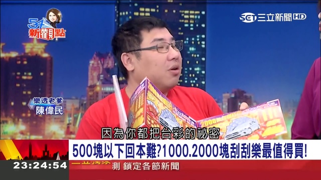 過年樂透.刮刮樂怎買必中？ 刪去法.賭單雙 達人私房密技大公開｜陳斐娟主持｜【54新觀點完整版】20 смотреть онлайн