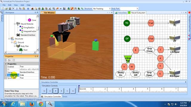 AnimatLab Robotic Arm Video Tutorial: Robot Control Part 1 смотреть онлайн
