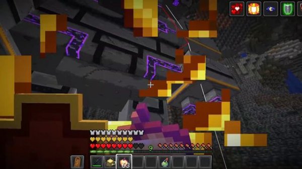 Minecraft (Dungeon Content Mod): I defeated Obsidian Monstrosity