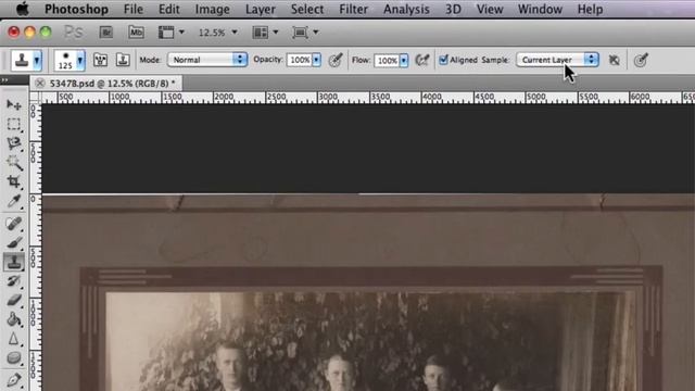 How To Use The Clone Stamp Tool In Photoshop CS5 смотреть онлайн