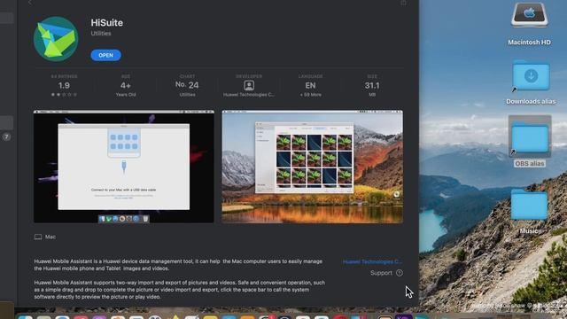 HiSuite App [MAC] Basic Overview - Mac App Store смотреть онлайн