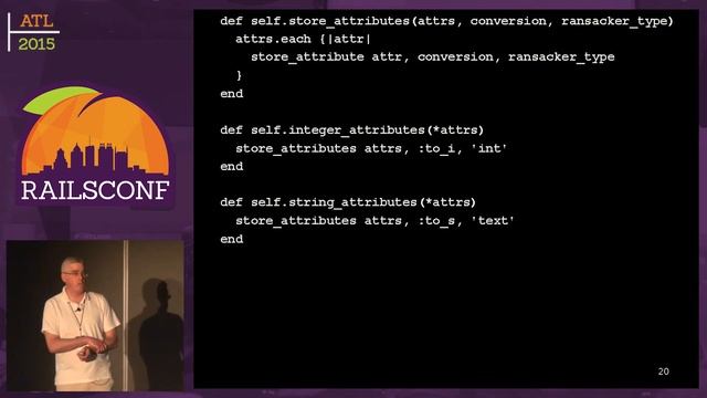 RailsConf 2015 - Rapid Data Modeling Using ActiveRecord and the JSON Data Type смотреть онлайн