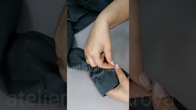 Укоротить рукава с манжетом смотреть онлайн