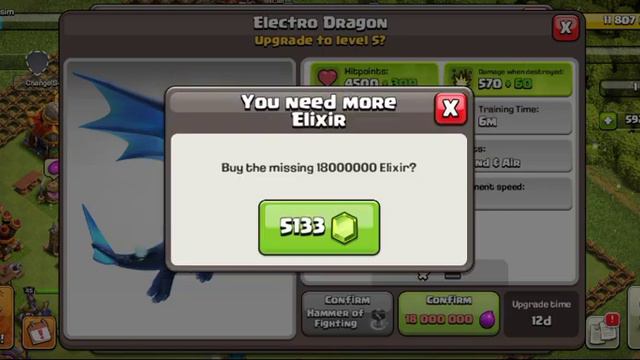 max out electro dragon 🐉 less than 30 seconds 💯💎 ( clash of clans) #coc#clashofclans#trendingvideo смотреть онлайн