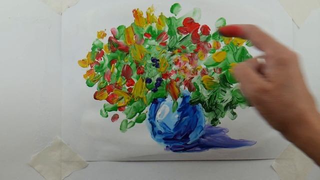Рисуем пальцами. смотреть онлайн
