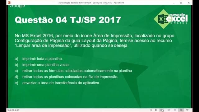 Excel para Concursos - LIVE | Curso de Excel OnLine смотреть онлайн