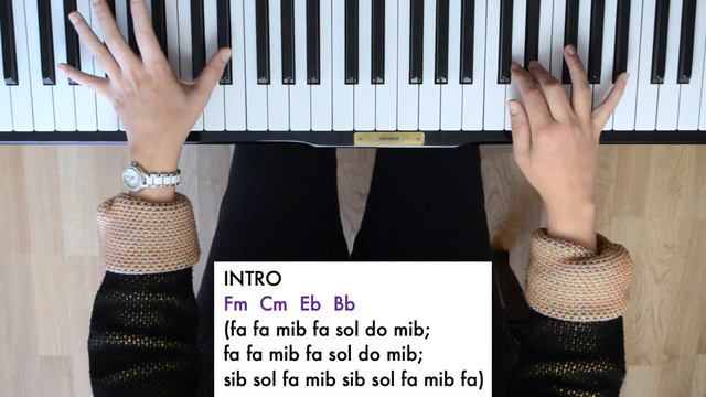 Tutorial paso a paso: Cómo tocar "Blinding Lights" de The Weeknd con acordes en el piano. смотреть онлайн