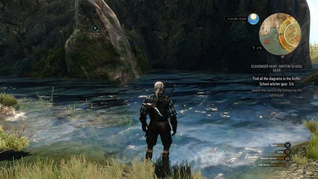 The Witcher 3 - Scavenger Hunt: Griffin School Gear: Find A way Inside The Fortress (Swim to Grotto смотреть онлайн