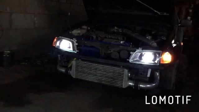 Биксеноновые линзы на Toyota Carina E смотреть онлайн