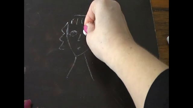 Рисованная анимация - рисунок мелом на доске смотреть онлайн