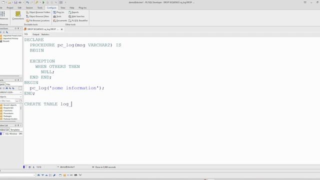 logging function in oracle plsql using autonomous transaction смотреть онлайн