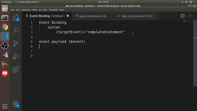Angular Event Binding смотреть онлайн