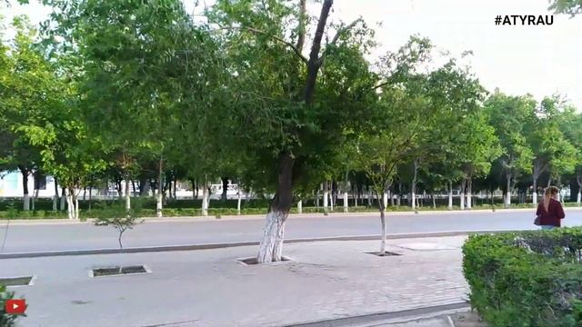 Прогулка по улицам Атырау.Между Азией и Европой/Walking On The Streets Of Atyrau.Between Asia&Europ