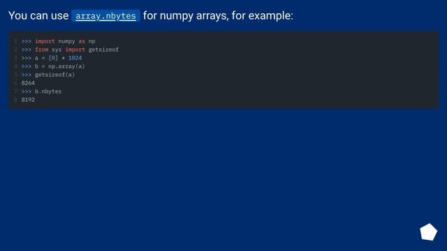 Python memory usage of numpy arrays смотреть онлайн