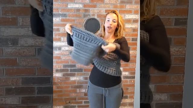 Convertible Infinity Katniss Cowl styling tutorial смотреть онлайн