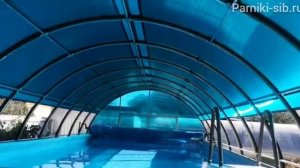 Навес для бассейна. Павильон для бассейна. Теплица для бассейна. Видео отзыв от клиента.