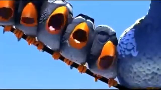 СМЕШНЫЕ ПТИЦЫ воробьи на проводах для детей мульт смотреть онлайн