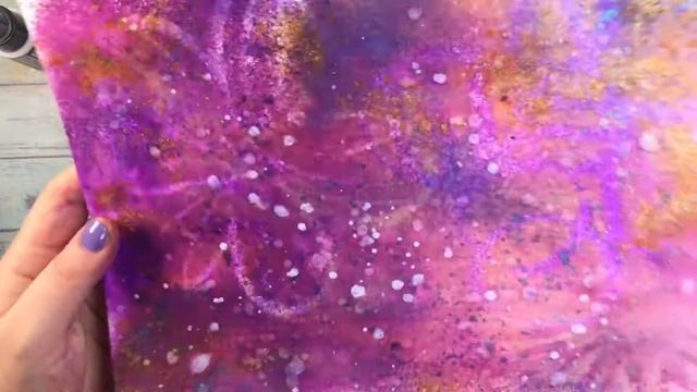 Bookmarks with Lindy's Gang and AB Studio Products making a background from scratch смотреть онлайн