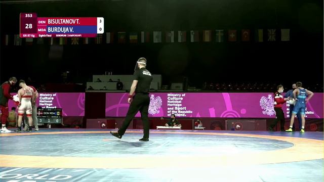 4402 * T.BISULTANOV (DEN) - V.BURDUJA (MDA) * 1/8 - 87kg смотреть онлайн