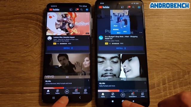Samsung Galaxy S21 (Exynos 2100) vs Poco X3 Pro (Snapdragon 860) - Speed Test смотреть онлайн