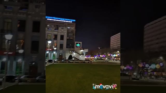 Ночной КРАСНОДАР ул Красная декабрь смотреть онлайн