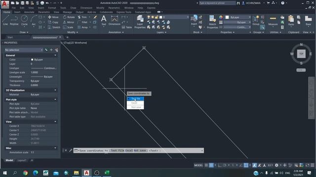 ليسب لتصدير الإحداثيات والمناسيب من AutoCAD الى ExcelاوTEXTوالترقيم التلقائي للنقاط смотреть онлайн
