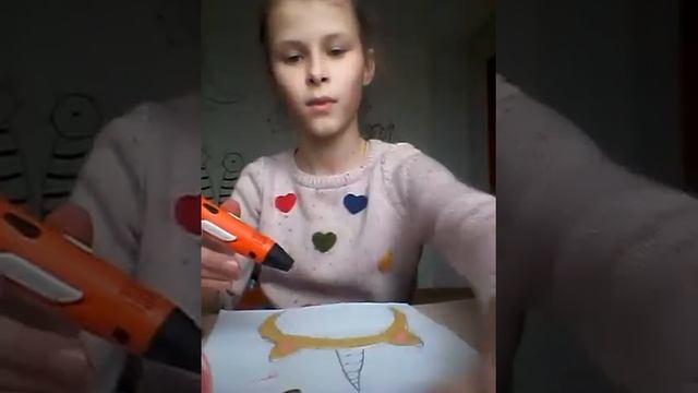 Обруч из триде ручки!??? смотреть онлайн