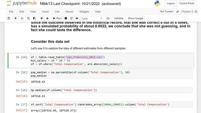 Hypothesis Testing from Simulations and the Bootstrap (Notebook 13) смотреть онлайн