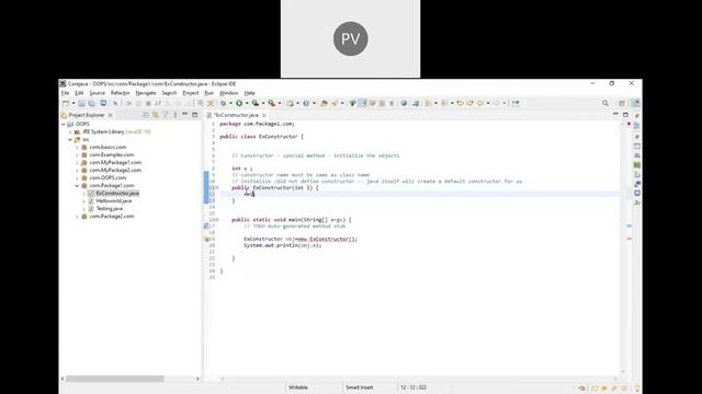 42. OOPS- Java - Constructor смотреть онлайн