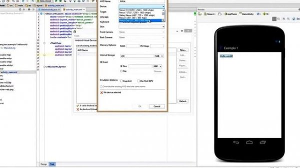 ANDROID TUTORIAL install and configure the Android SDK Tools and Studio AVD
