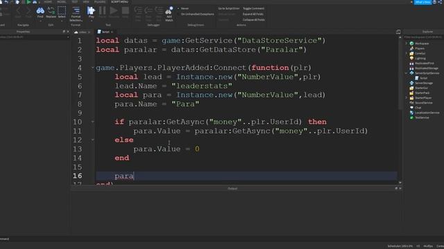 DataStore Service | Roblox Studio Dersleri | Roblox Studio смотреть онлайн